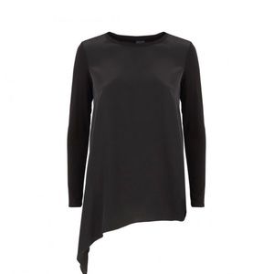 MaxMara | Zaira Mix Media Silk Blouse Top